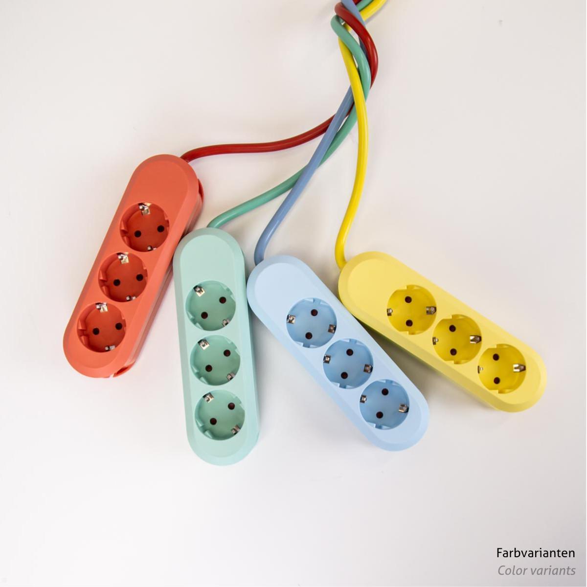 3-fach Steckdosenleiste, Bachmann SMART 387.2702, grün