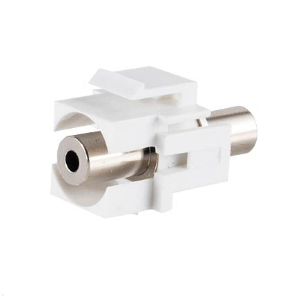 TecLines TKM010W Keystone Modul 3,5 mm Klinke Buchse/Buchse TecLines TKM010W Keystone Modul 3,5 mm Klinke Buchse/Buchse