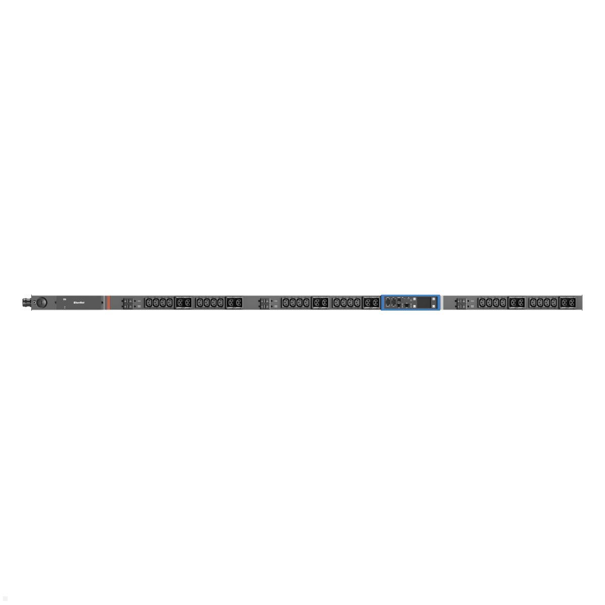 Bachmann BN PRO S Switched - 32A Rack PDU mit 24xC13 12xCombo 6xMCB, 3,0m CEE 32A/5p (BM0024781), Switched PDU 5p 32A
