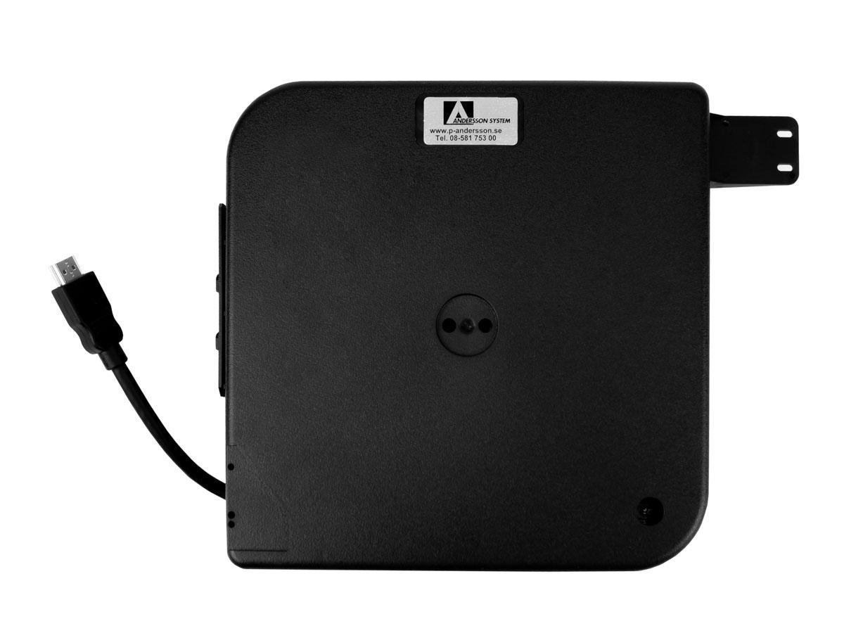 Bachmann CABLE RETRACTOR Kabelauszug HDMI Kupplung, HDMI Stecker, Kabel 1,5m (930.551) Auszug