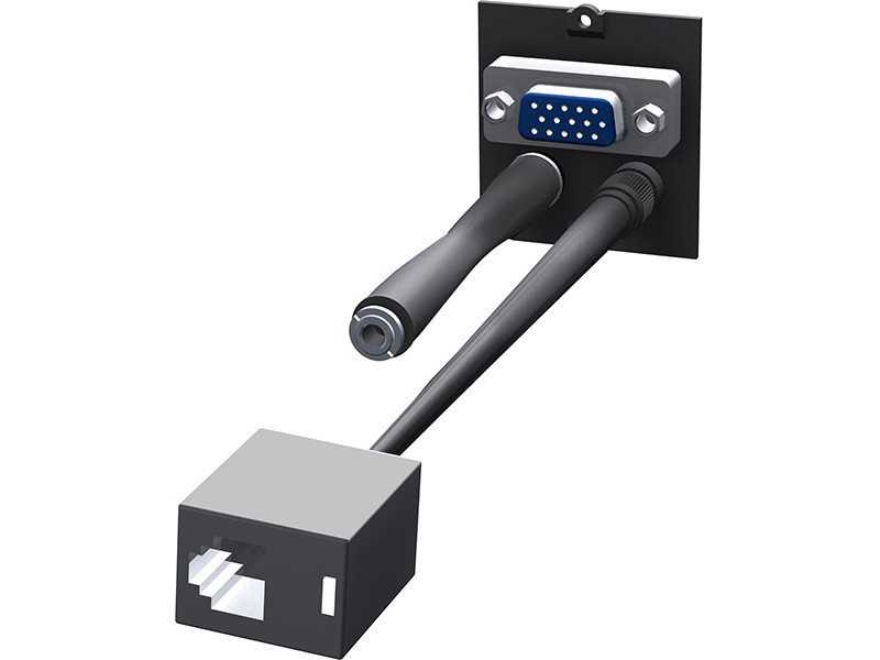 Bachmann Custom Modul 1x VGA + 1x Miniklinke 1x Taster für MediaNet Switcher  Bachmann Custom Modul 1x VGA + 1x Miniklinke 1x Taster für MediaNet Switcher