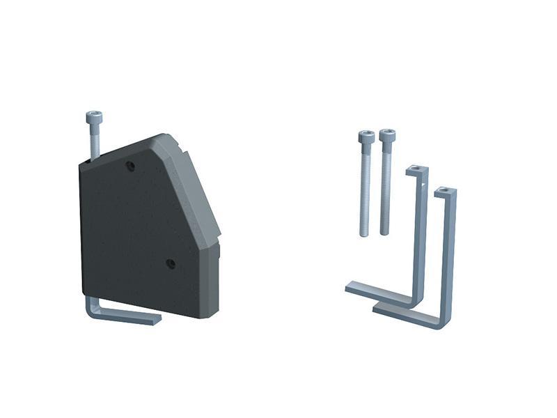 Bachmann DESK Zubehör Haltewinkel schmal 25-50mm Edelstahl (918.001) Bachmann DESK Zubehör Haltewinkel schmal 25-50mm Edelstahl (918.001)