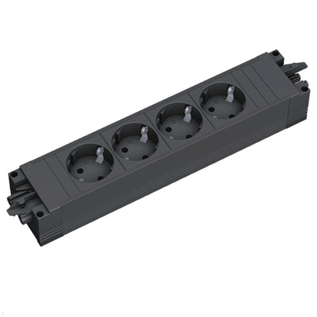 Bachmann STEP BASE 4-fach Steckdosenleiste mit GST18 (906.18819) Bachmann STEP BASE 4-fach Steckdosenleiste mit GST18 (906.18819)