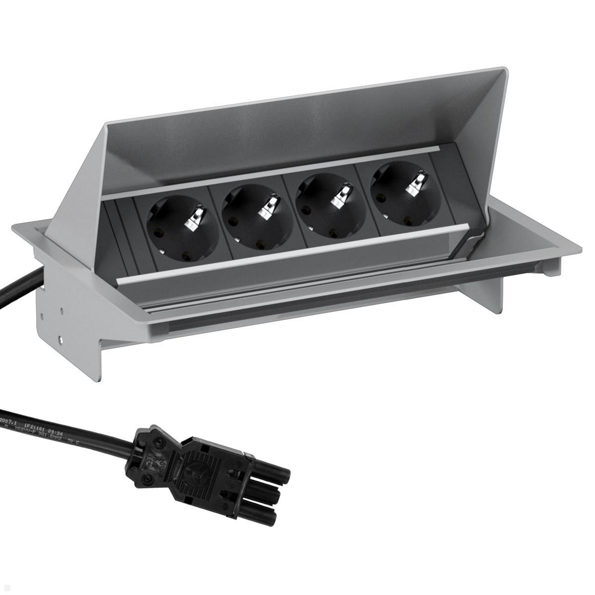 Bachmann CONEO Set Einbau Steckdose 4-fach 4x Steckdose (900.423) Bachmann CONEO Set Einbau Steckdose 4-fach 4x Steckdose (900.423)