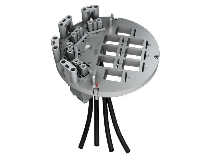 Bachmann LanLight Anschlussplatte 8P/4S mit Kabelpeitsche + GST18 (924.4001)