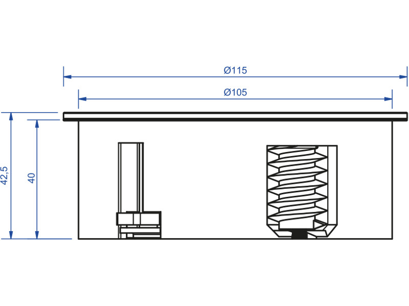 Bachmann Twist Steckdose 931.022 Einbaumaße Bachmann Twist Steckdose 931.022 Einbaumaße