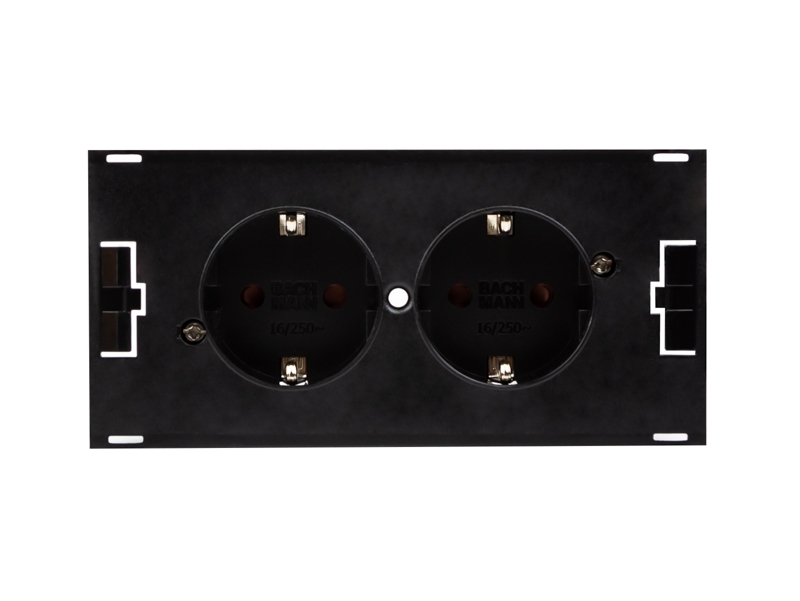 Bachmann DUE zweifach Unterputz Steckdose Bachmann DUE zweifach Unterputz Steckdose