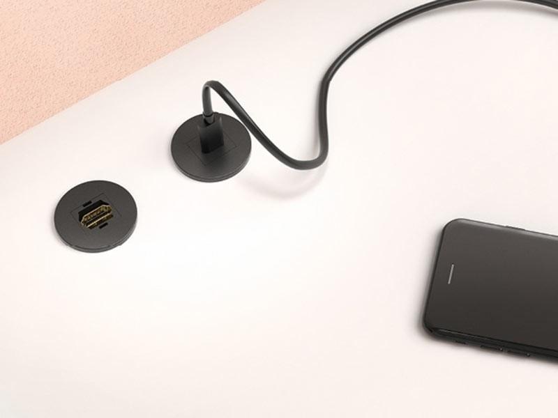 Bachmann MINI PIX Einbaudose mit USB 3.0 Modul Bachmann MINI PIX Einbaudose mit USB 3.0 Modul