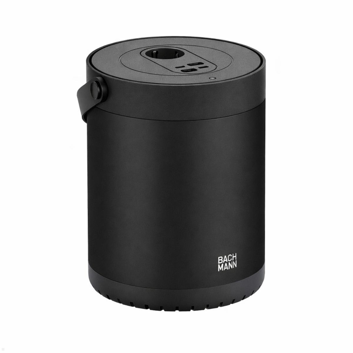 Bachmann MOV:E Steckdose USB Cahrger in Schwarz