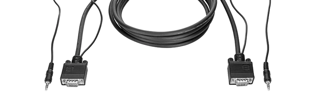 Bachmann Kabel VGA mit Miniklinke Kombikabel