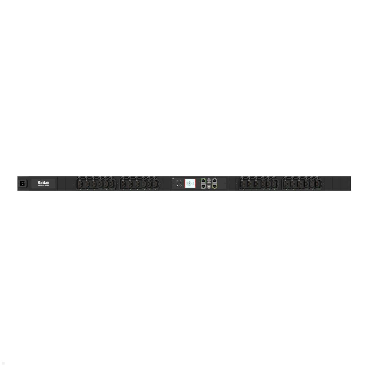 Legrand Raritan iX Rack-PDU 0U mit 12xC13 / 12xCX, 1-phasig 100-240V 16A, Input Metered RCM (PX4-13A8C-C8E7M27A0), Differenzstrommessung Rechenzentrum