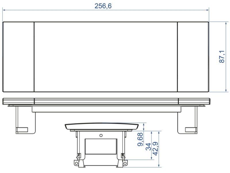 Bachmann Power Frame Cover 3-fach 915.033 Maße Bachmann Power Frame Cover 3-fach 915.033 Maße