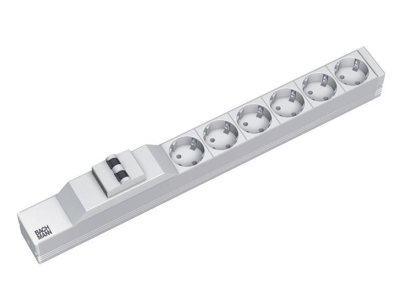 Bachmann 19 Zoll Steckdosenleiste 6x Steckdose 1x LS 1HE (333.412) Bachmann 19 Zoll Steckdosenleiste 6x Steckdose 1x LS 1HE (333.412)