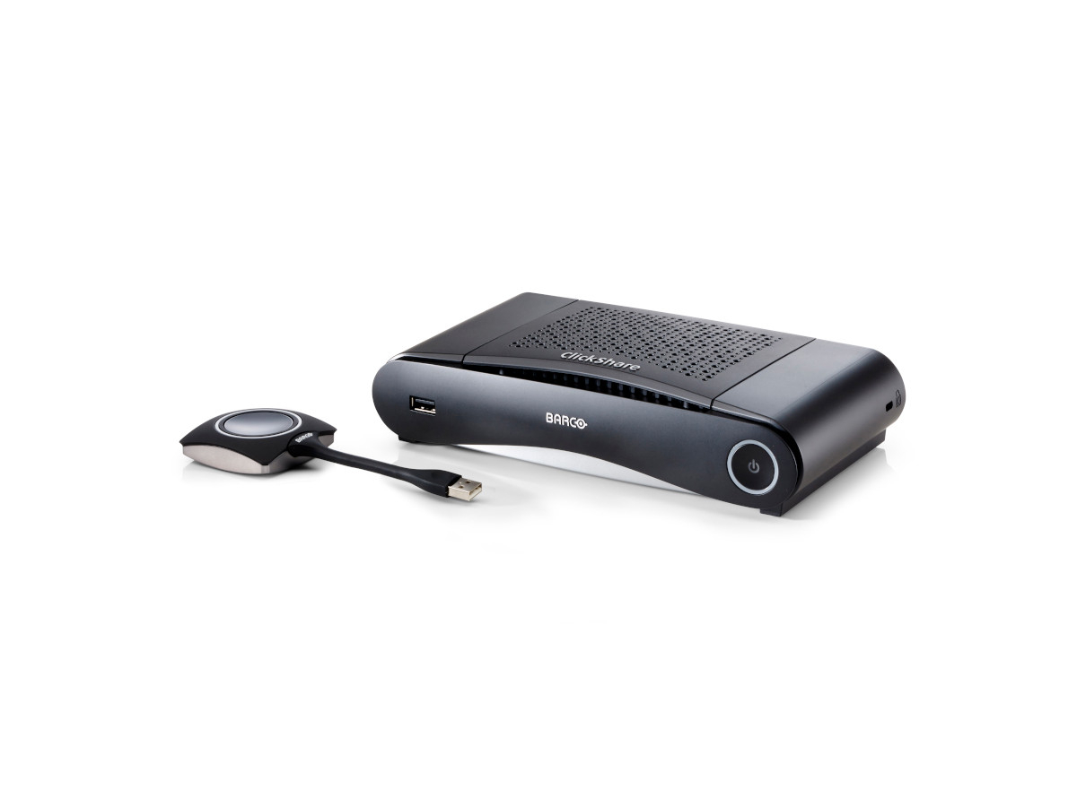 Bachmann Autarker Monitor mit Trolley Meeting, schwarz (701.0005) Barco ClickShare CS-100