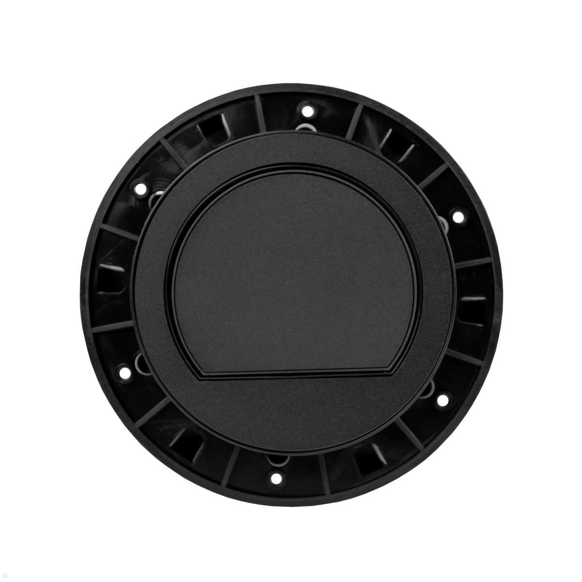 Bachmann ELEVATOR versenkbare zweifach Steckdose, schwarz (928.0024), Oberfläche Bachmann ELEVATOR versenkbare zweifach Steckdose, schwarz (928.0024), Oberfläche