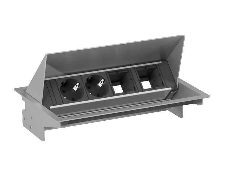 Bachmann CONEO Set Einbau Steckdose 4-fach 2x Steckdose, 2x Custom Modul (900.402) Mehrfachsteckdose Bachmann CONEO Set Einbau Steckdose 4-fach 2x Steckdose, 2x Custom Modul (900.402) Mehrfachsteckdose