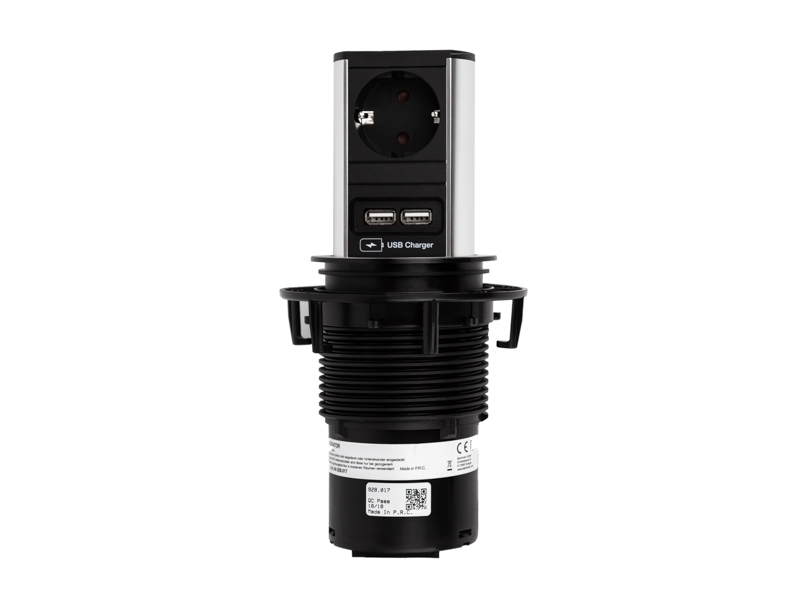 Bachmann ELEVATOR versenkbare Steckdose mit USB Charger (928.017) Bachmann ELEVATOR versenkbare Steckdose mit USB Charger (928.017)
