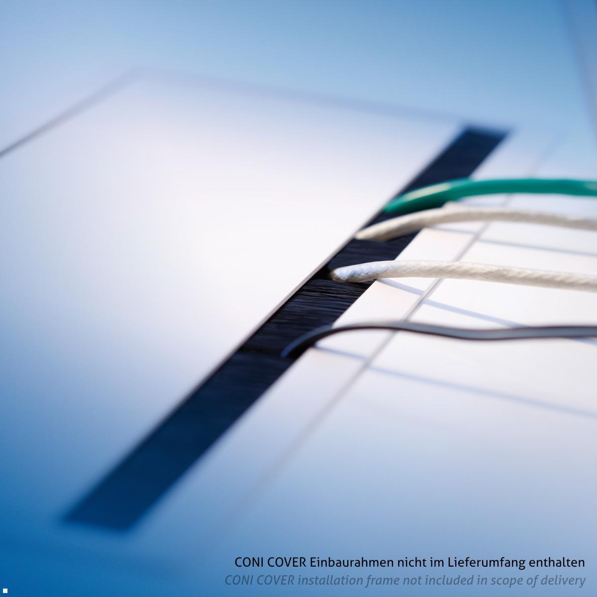 Bachmann CONI COVER Kabelführung Einbaurahmen (nicht im Lieferumfang enthalten) Bachmann CONI COVER Kabelführung Einbaurahmen (nicht im Lieferumfang enthalten)