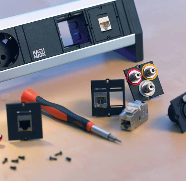 Bachmann Custom Modul 1x DisplayPort Buchse (917.145) Bachmann Custom Modul 1x DisplayPort Buchse (917.145)