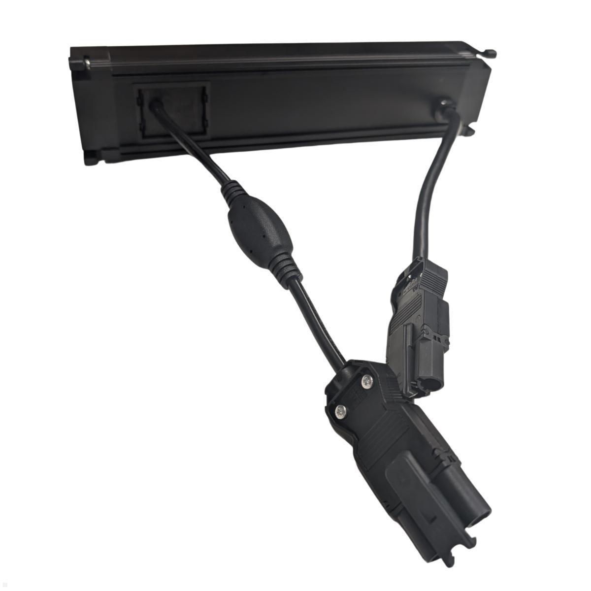 Bachmann Power Frame 4-fach 3x Steckdose 1x USB-Charger A/C, Rückseite Bachmann Power Frame 4-fach 3x Steckdose 1x USB-Charger A/C, Rückseite