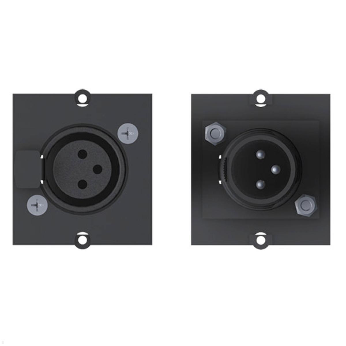 Bachmann Custom Modul 1x XLR Buchse mit Schraubklemme (917.096), Vorderseite Bachmann Custom Modul 1x XLR Buchse mit Schraubklemme (917.096), Vorderseite