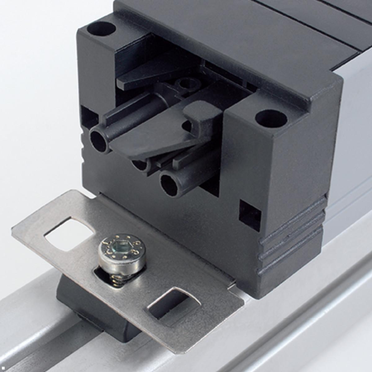 Bachmann STEP ALU 6-fach Steckdosenleiste (906.18804), Befestigung