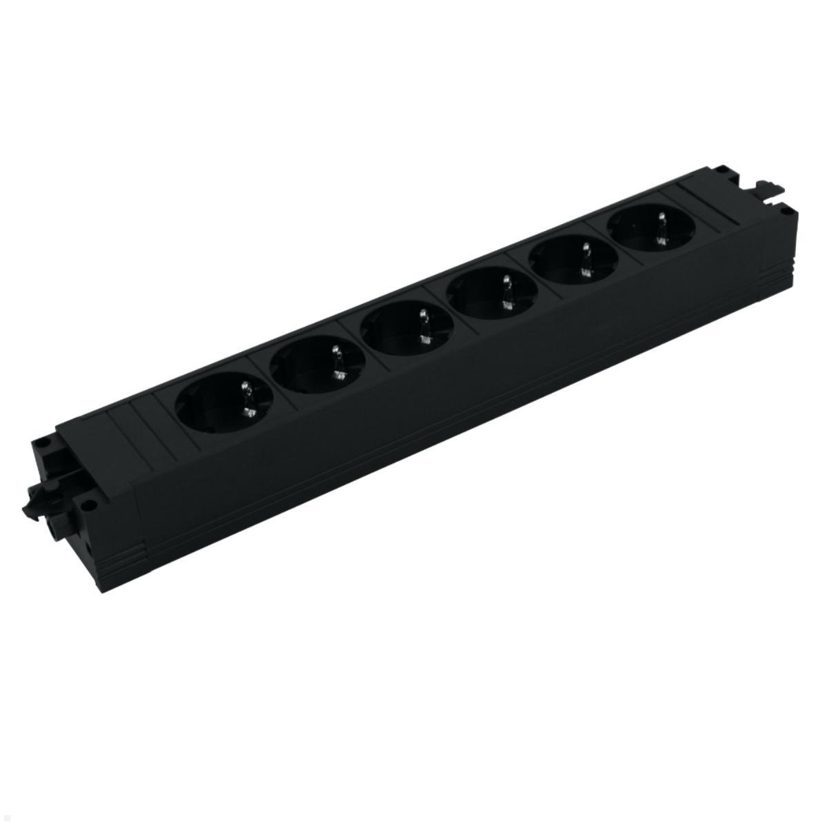 Bachmann STEP BASE 6-fach Steckdosenleiste mit GST18 (906.12640) Bachmann STEP BASE 6-fach Steckdosenleiste mit GST18 (906.12640)