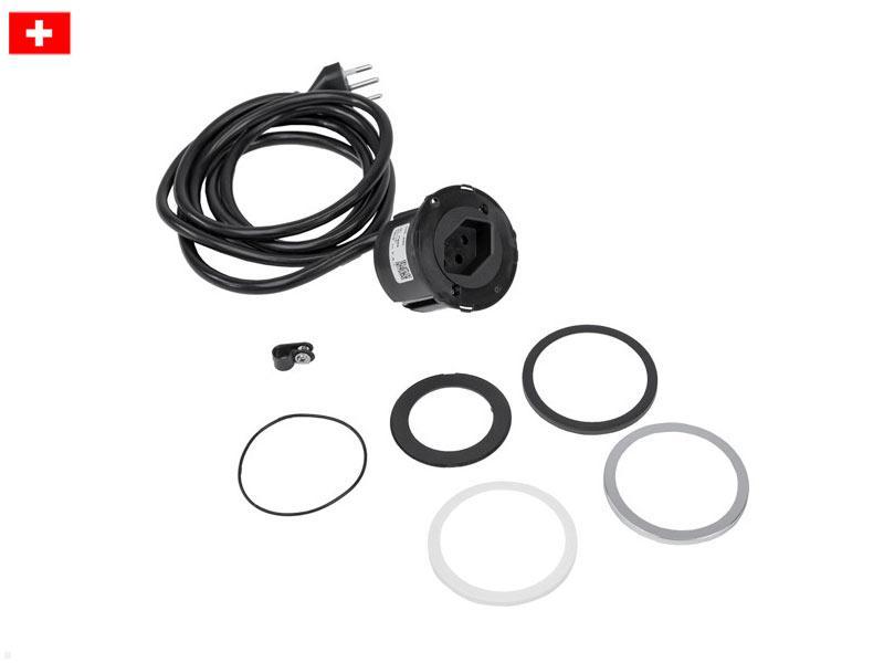 Bachmann PIX 1x Schweizer Steckdose (926.005) mit 2m Stromzuleitung Bachmann PIX 1x Schweizer Steckdose (926.005) mit 2m Stromzuleitung