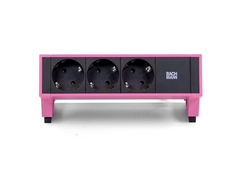Bachmann DESK 2 3x Steckdose Erikaviolett (902.749)