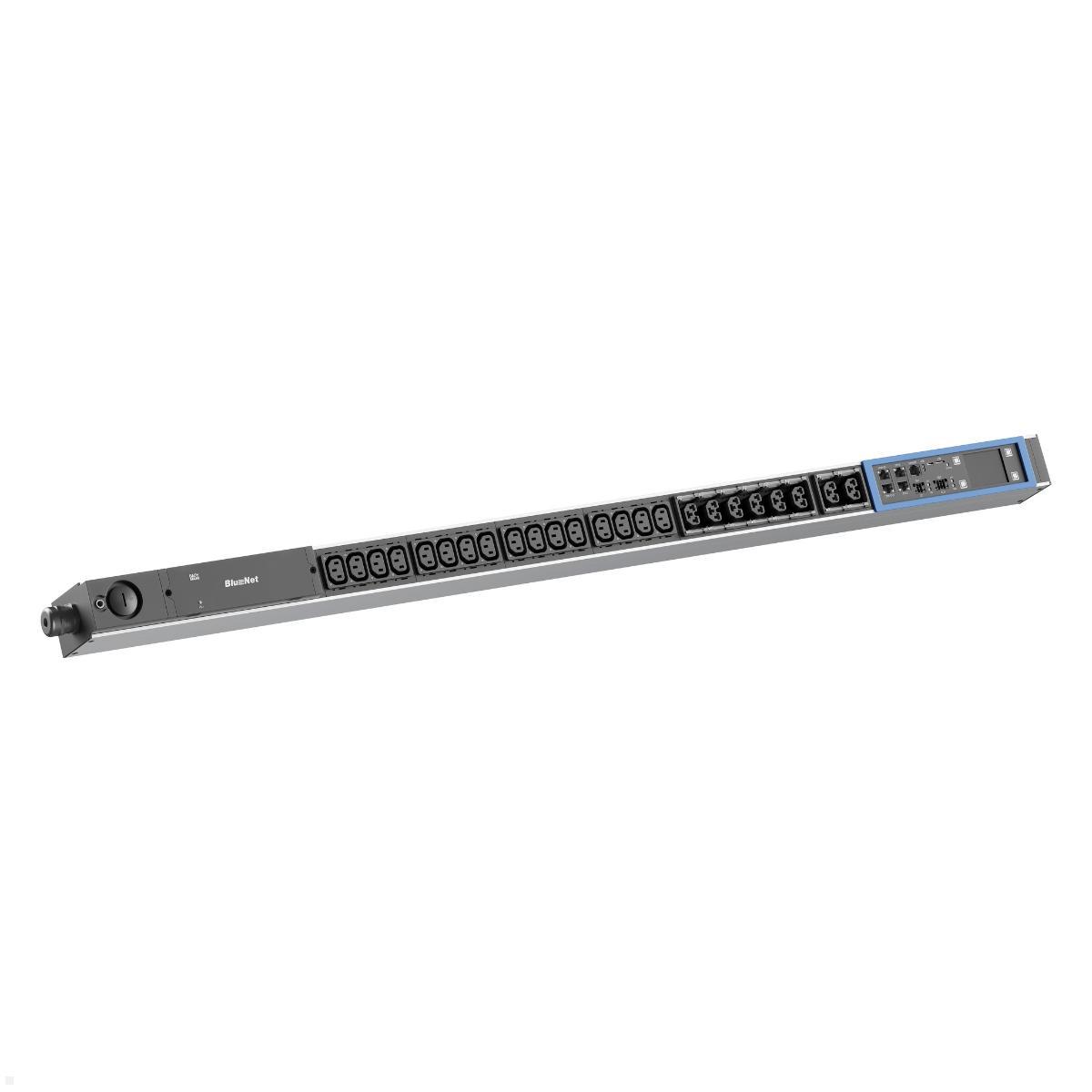 Bachmann BN PRO S Switched - 16A Rack PDU mit 16xC13 8xCombo, 3,0m CEE 16A/3p (BM0024767), Rack PDU
