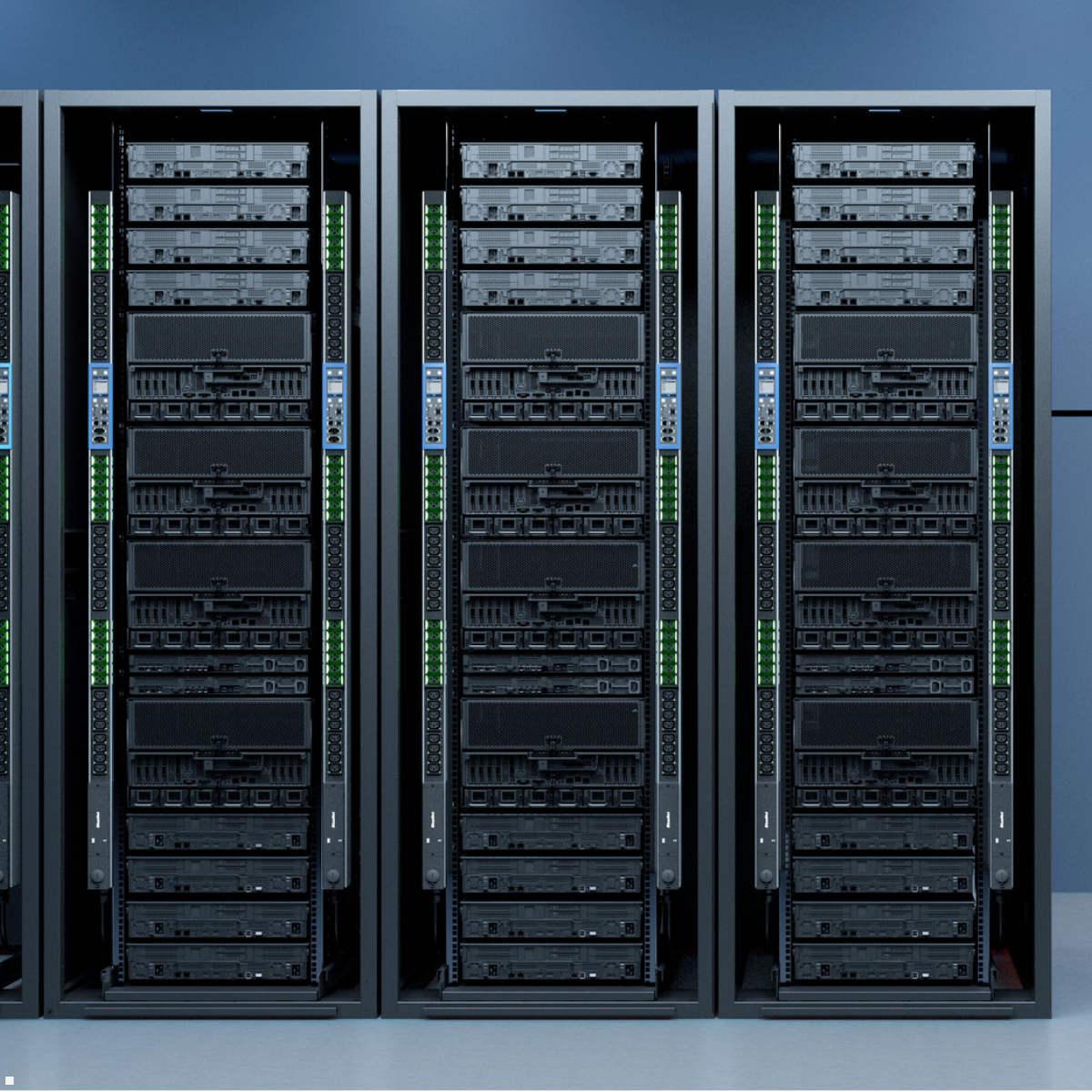 Bachmann BN PRO Metered – 32A Rack PDU mit 24xC13 / 4xC19 / 2xMCB, 3,0m CEE 32A/3p (BM0015592) Anschlüsse