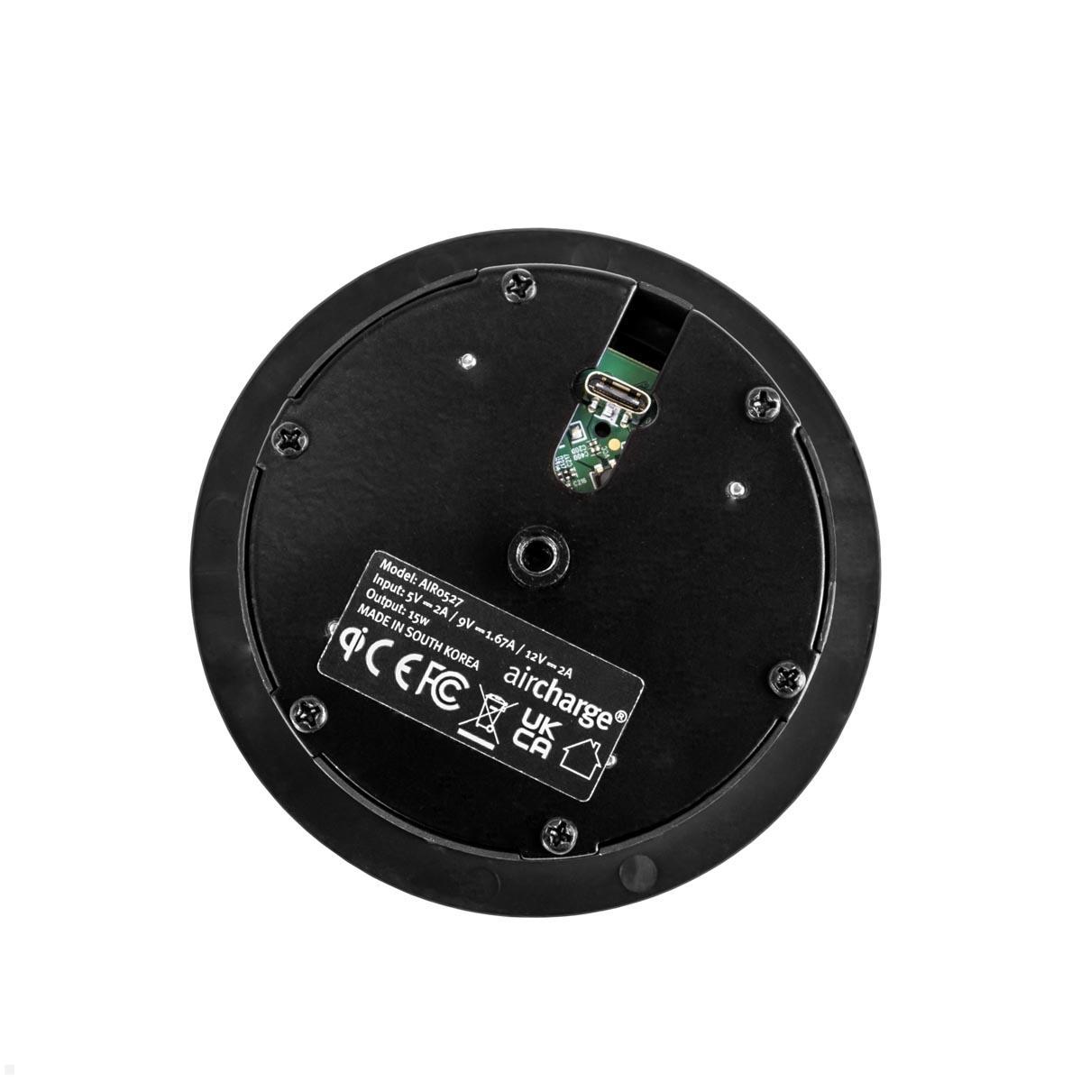 Bachmann Wireless Charger aircharge (934.004), Ansicht von unten Bachmann Wireless Charger aircharge (934.004), Ansicht von unten