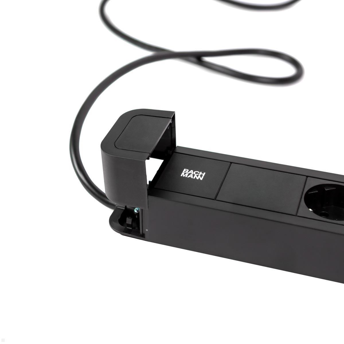 Bachmann PRIMO 2 3x Steckdose mit USB-A / USB-C Charger (350.008), abnehmbare Endkappen Bachmann PRIMO 2 3x Steckdose mit USB-A / USB-C Charger (350.008), abnehmbare Endkappen