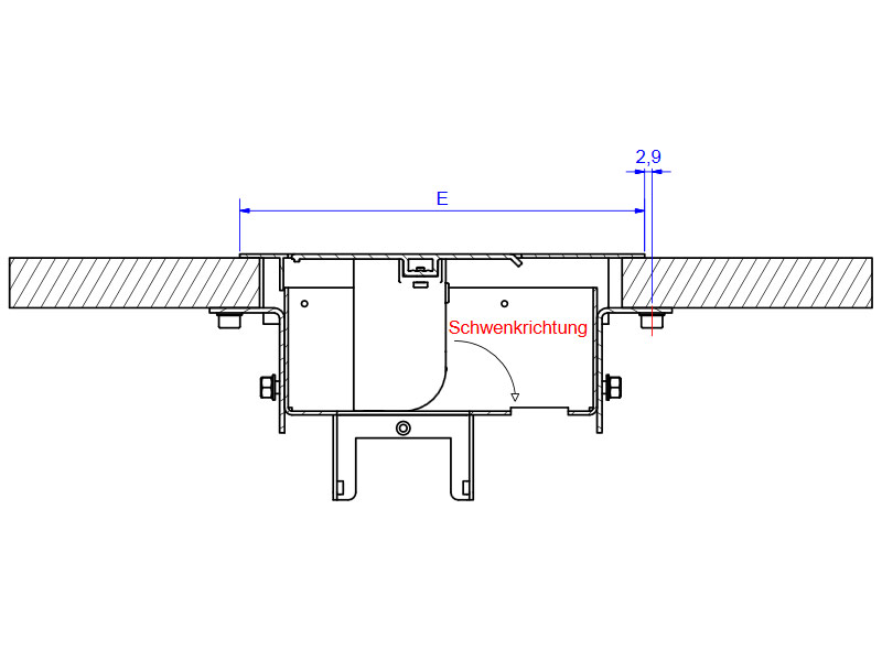 Bachmann TOP FRAME symmetrischer Rahmen 925.801 Einbau Bachmann TOP FRAME symmetrischer Rahmen 925.801 Einbau