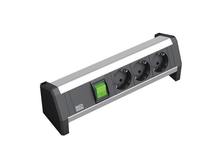 Bachmann DESK 1 - 3x Steckdose 1x Schalter grün (902.194) Bachmann DESK 1 - 3x Steckdose 1x Schalter grün (902.194)