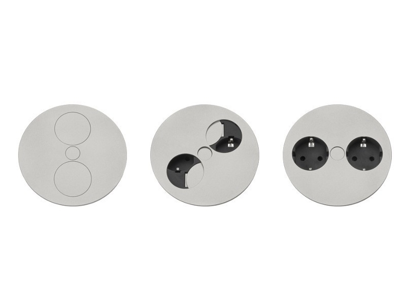 Bachmann Twist 1x Steckdose, 1x USB Charger (931.031) durch drehen öffnen und schließen Bachmann Twist 1x Steckdose, 1x USB Charger (931.031) durch drehen öffnen und schließen