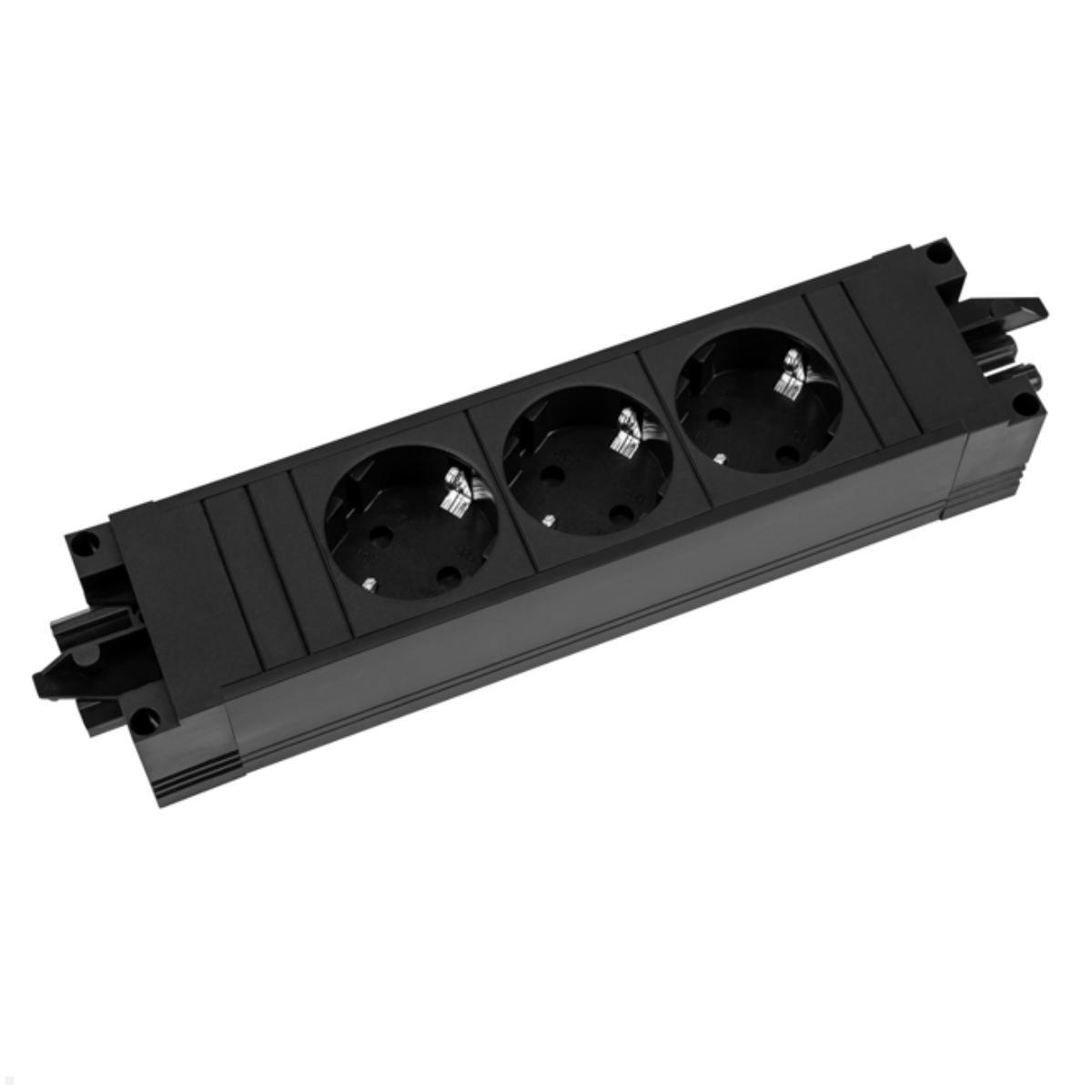 Bachmann STEP BASE 3-fach Steckdosenleiste mit GST18 (906.18818) Bachmann STEP BASE 3-fach Steckdosenleiste mit GST18 (906.18818)