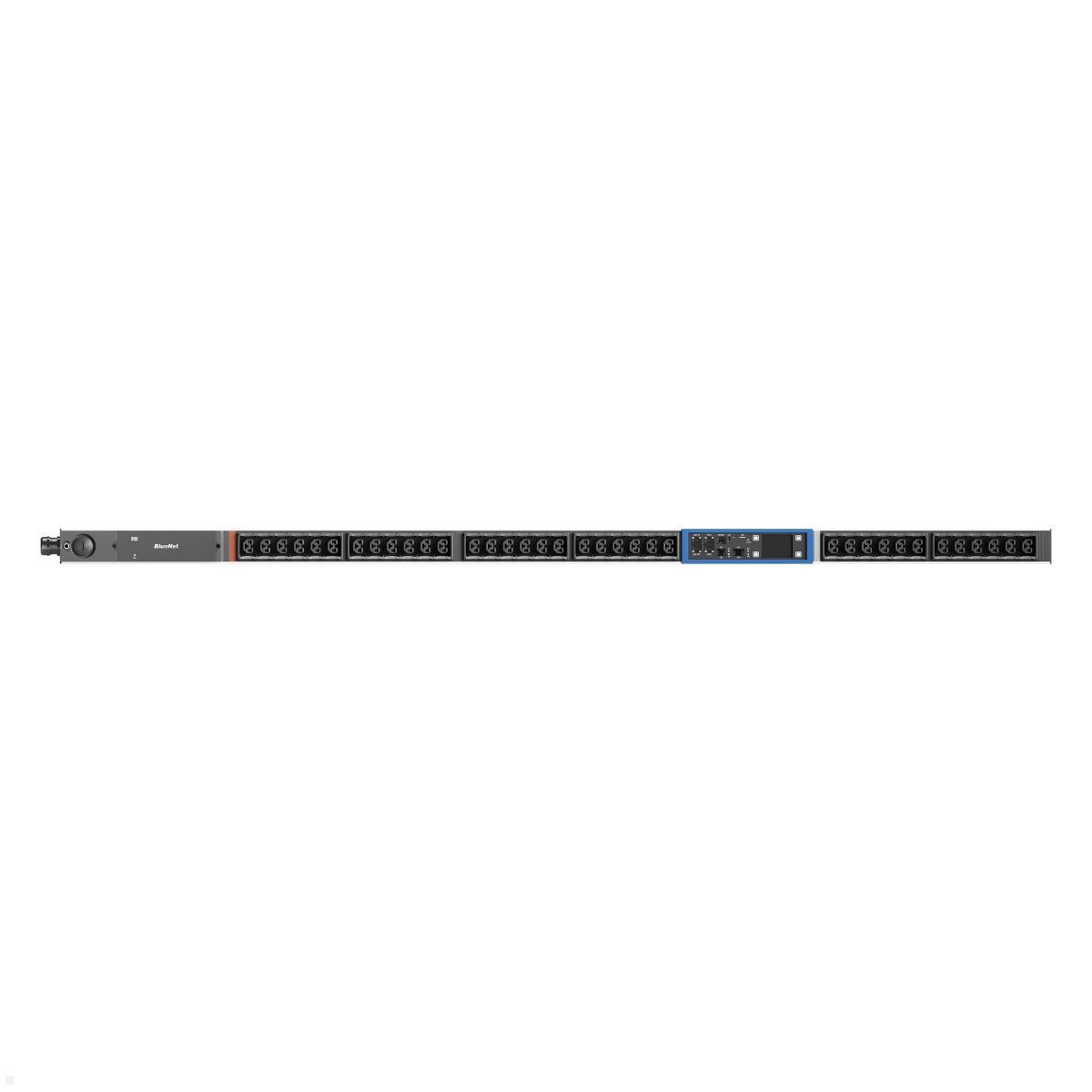 Bachmann BN PRO S Switched - 16A Rack PDU mit 36xCombo, 3,0m CEE 16A/5p (BM0024772), Switched PDU 36 Ports