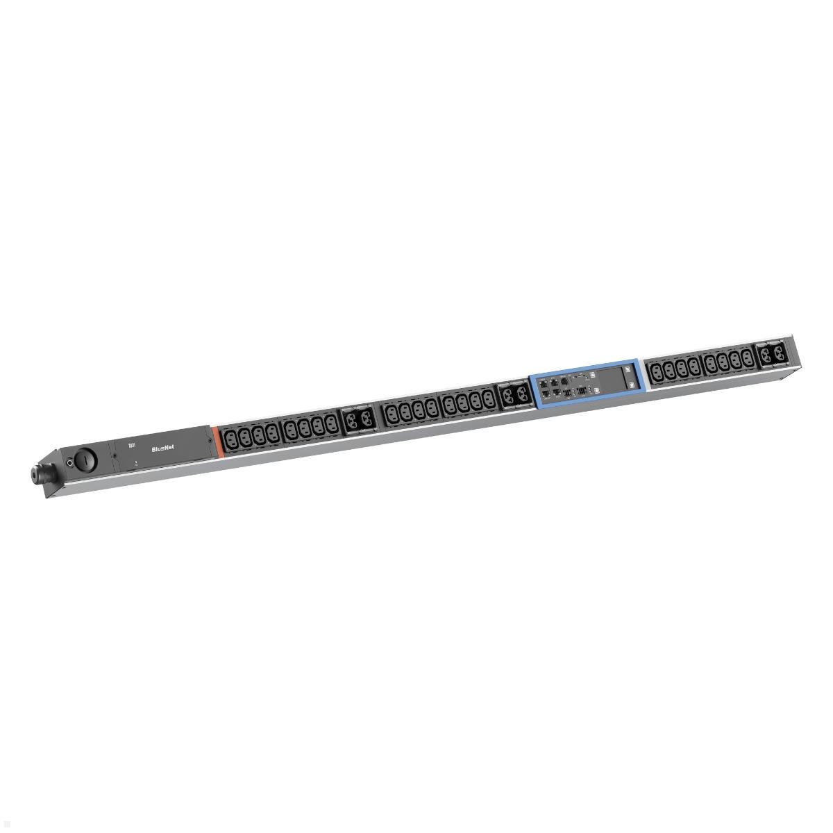Bachmann BN PRO S Switched - 16A Rack PDU mit 24xC13 6xCombo, 3,0m CEE 16A/5p (BM0024771), Rack PDU