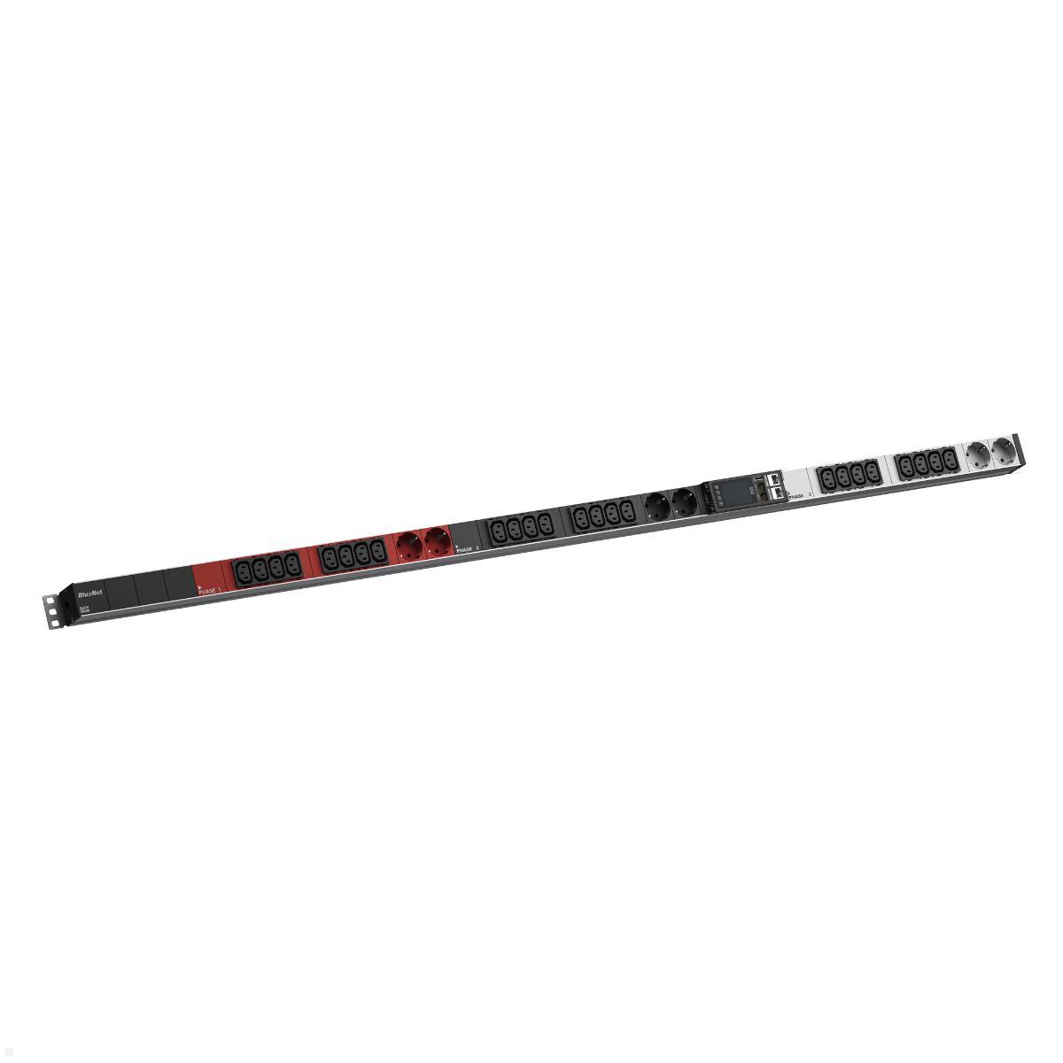 Bachmann BN ESSENTIAL Metered - 16/5p Rack PDU mit 24xC13, 6xCEE7/3 & Display (BM0024224)
