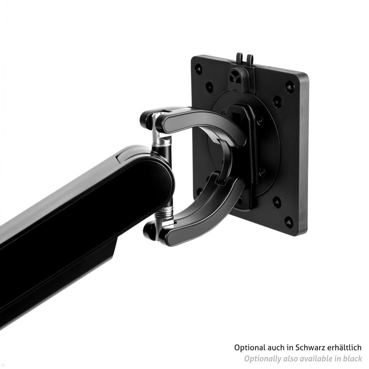 Bachmann ZG1 Monitorhalterung mit Tischklemme 17-34 Zoll, weiß, VESA Aufnahme Bachmann ZG1 Monitorhalterung mit Tischklemme 17-34 Zoll, weiß, VESA Aufnahme