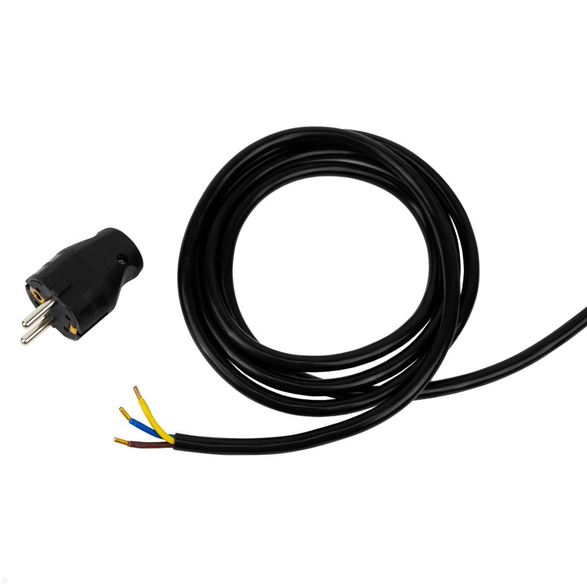 Bachmann DUE 2-fach Steckdose mit Zuleitung, Deckel schwarz (929.000DB), Montagestecker Bachmann DUE 2-fach Steckdose mit Zuleitung, Deckel schwarz (929.000DB), Montagestecker