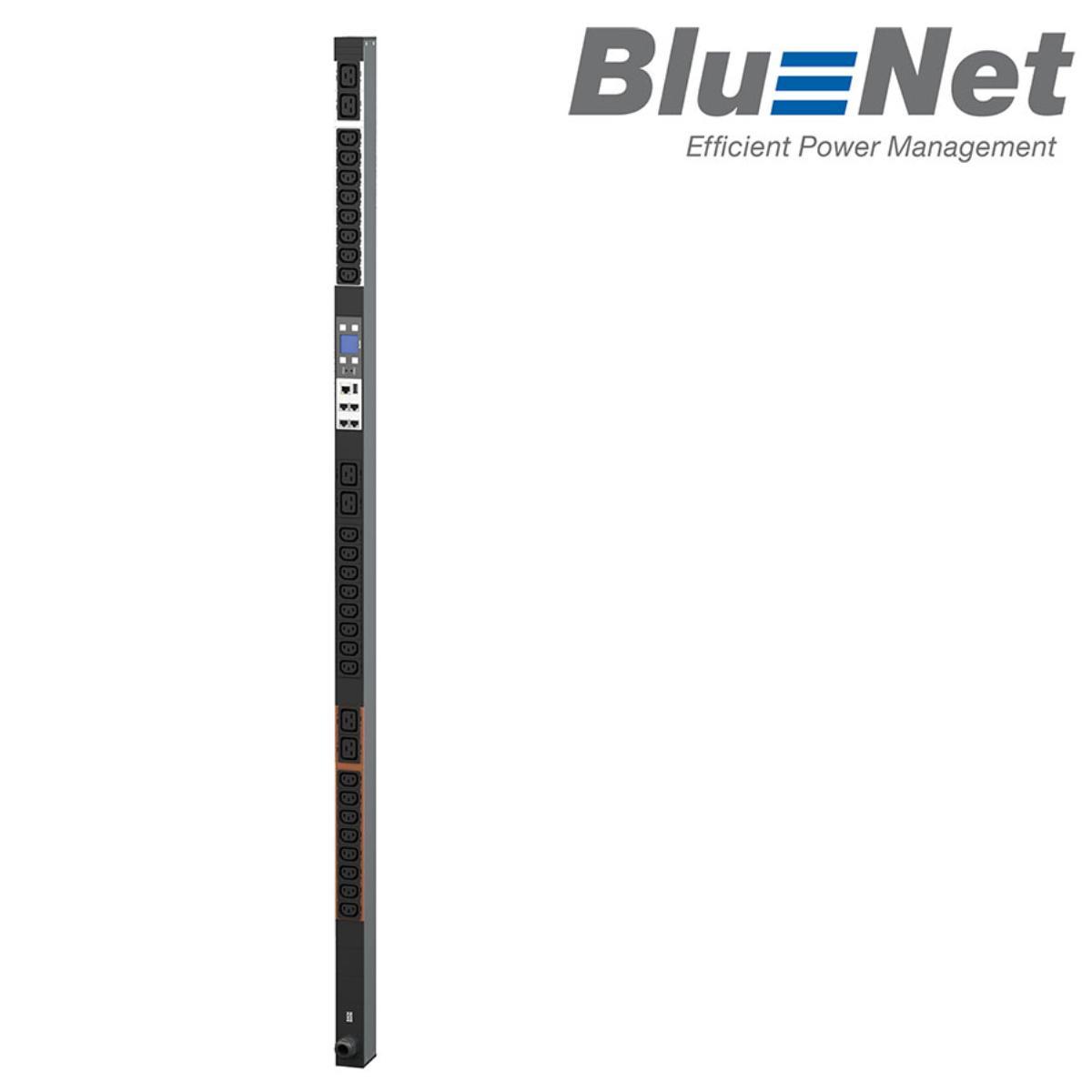 Bachmann BlueNet BN3000 Steckdosenleiste 24xC13, 6xC19 (802.3012) Bachmann BlueNet BN3000 Steckdosenleiste 24xC13, 6xC19 (802.3012)