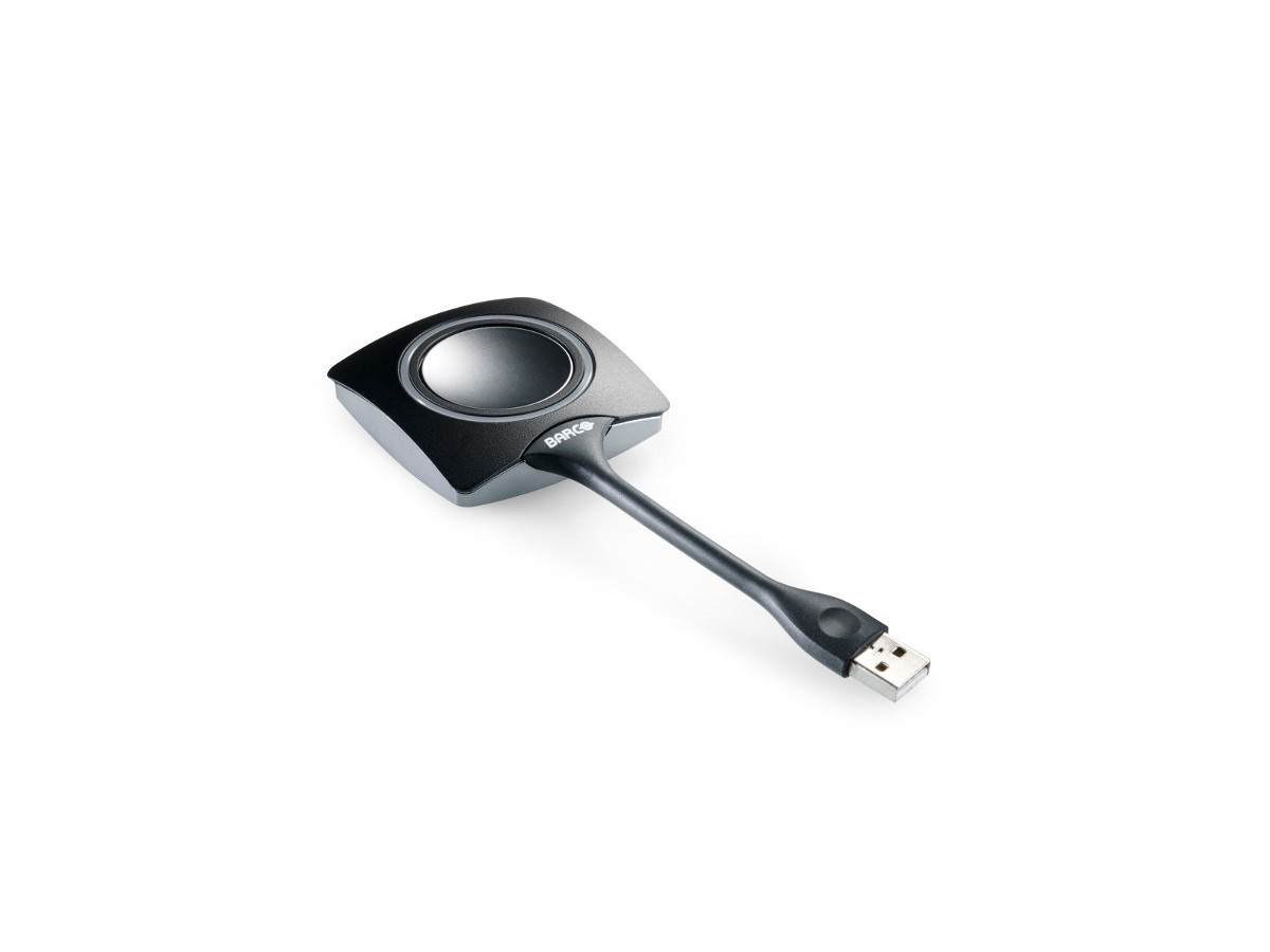 Bachmann Autarker Monitor mit Trolley Meeting, schwarz (701.0005) ClickShare Button