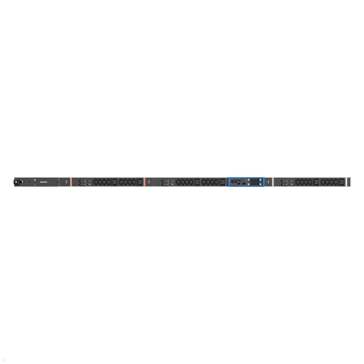 Bachmann BN PRO Metered RCM – 32A Rack PDU mit 24xC13 / 6xC19 / 6xMCB, 3,0m CEE 32A/5p (BM0015597) Maße
