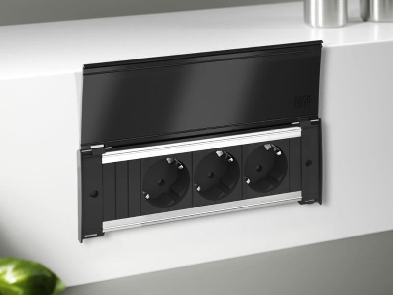 Bachmann KAPSA 1x Steckdose 2x Custom Modul S (927.062) Deckel nicht enthalten Bachmann KAPSA 1x Steckdose 2x Custom Modul S (927.062) Deckel nicht enthalten