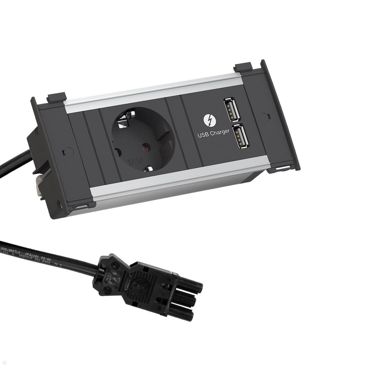 Bachmann KAPSA Einbau Steckdose USB Charger (927.251) mit GST18 Bachmann KAPSA Einbau Steckdose USB Charger (927.251) mit GST18
