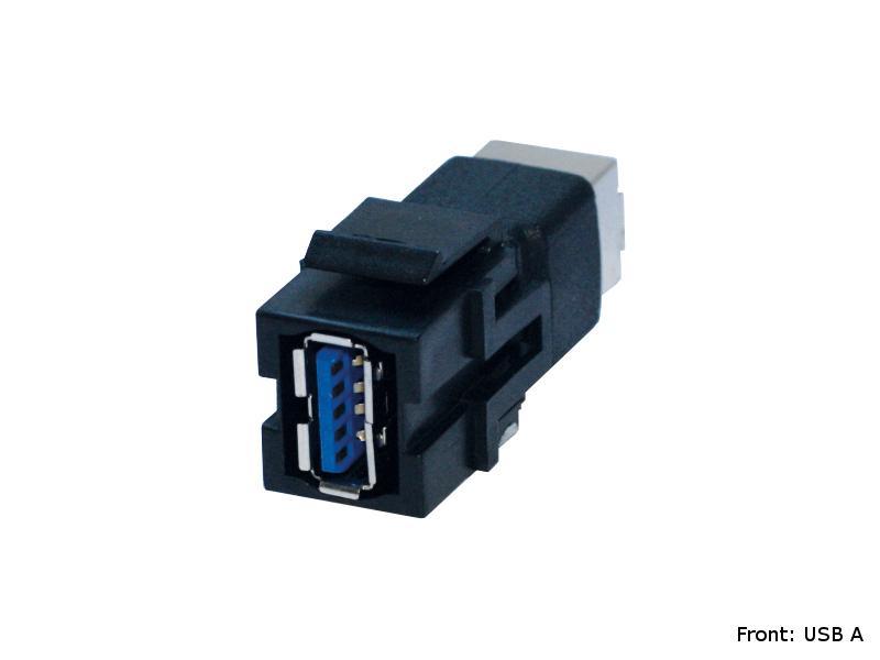 Bachmann Keystone USB 3.0 A/B (917.400) Front Bachmann Keystone USB 3.0 A/B (917.400) Front