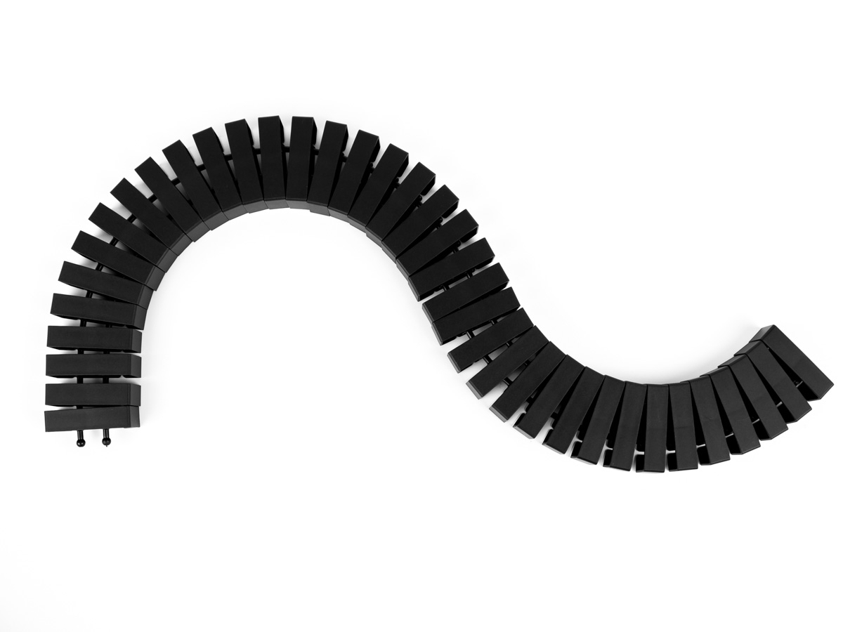 Bachmann Kabelschlange FLEX II-Set schwarz Bachmann Kabelschlange FLEX II-Set schwarz