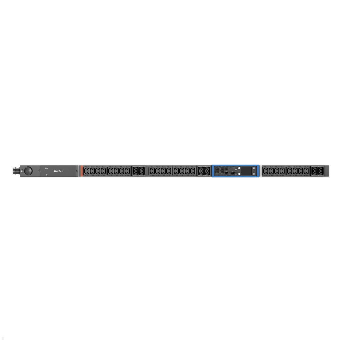 Bachmann BN PRO Metered + – 24xC13 / 6xCombo, 3,0m CEE 16A/5p (BM0024749), C13 Kaltgerätedose